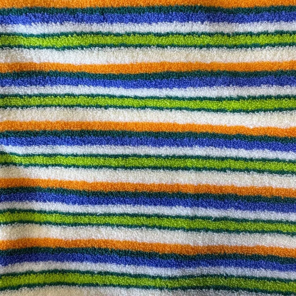 TRIANGL Retro Stripe Playsuit Womens XXS NEW Terry Cloth Swimsuit Coco Popi NWT - Picture 5 of 13